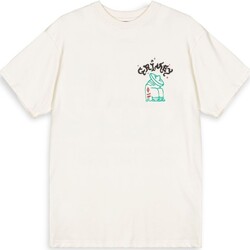 textil Herre T-shirts m. korte ærmer Grimey  Hvid