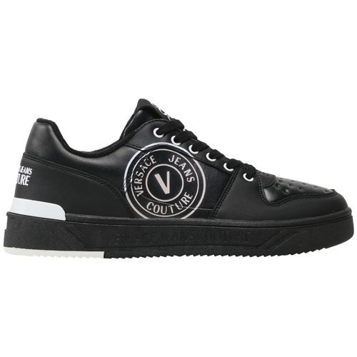Sko Herre Sneakers Versace 76YA3SJ1 Sort
