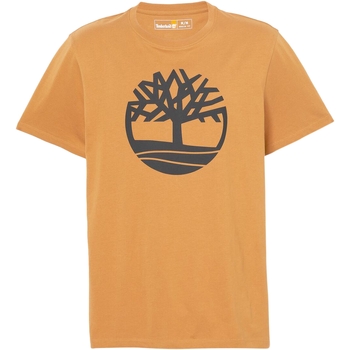 textil Herre T-shirts m. korte ærmer Timberland 227621 Brun