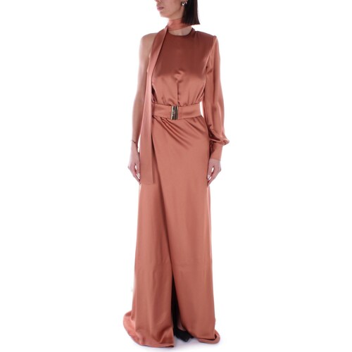 textil Dame Lange kjoler Pinko 103146 Z345 Brun