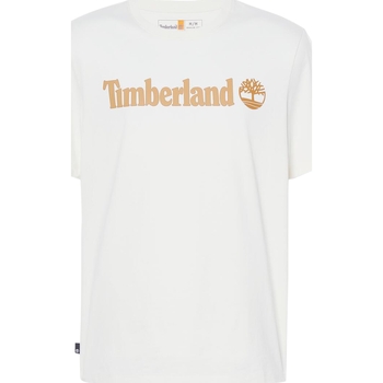 textil Herre T-shirts m. korte ærmer Timberland 227641 Hvid