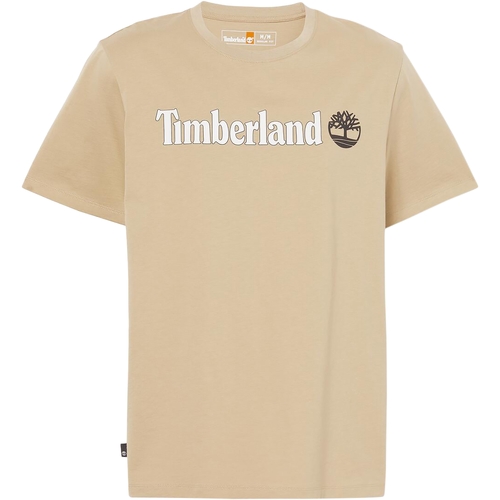 textil Herre T-shirts m. korte ærmer Timberland 227450 Gul