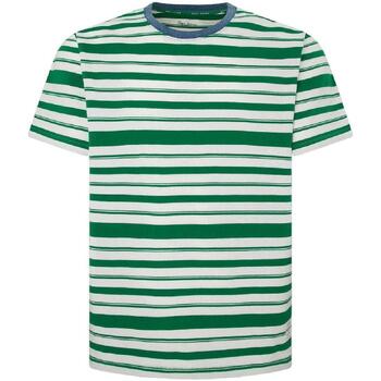 textil Herre T-shirts m. korte ærmer Pepe jeans  Grøn