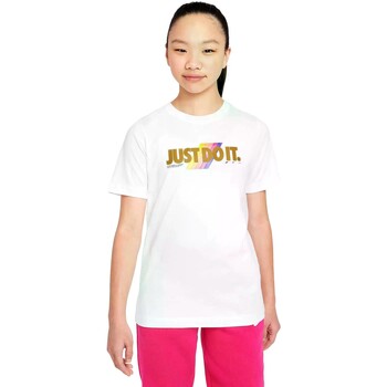 textil Dreng T-shirts m. korte ærmer Nike CAMISETA NIO/A  FN9556-100 Hvid