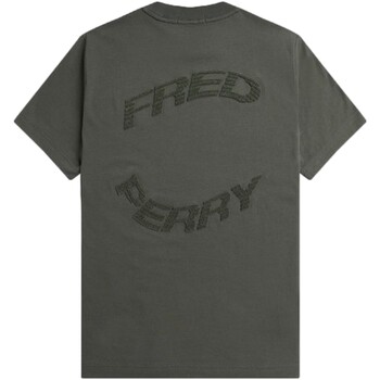 textil Herre T-shirts m. korte ærmer Fred Perry  Grøn