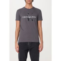 textil Herre T-shirts & poloer Calvin Klein Jeans J30J320806 PSM Grå