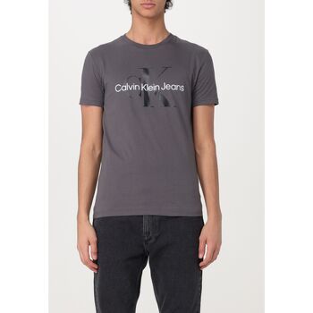 textil Herre T-shirts & poloer Calvin Klein Jeans J30J320806 PSM Grå