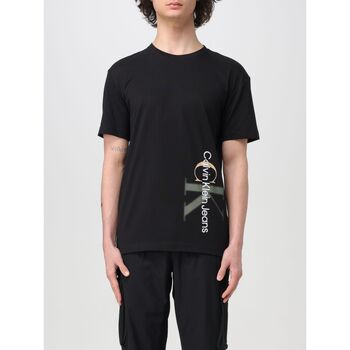 textil Herre T-shirts & poloer Calvin Klein Jeans J30J324783 BEH Sort