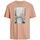 textil Herre T-shirts m. korte ærmer Jack & Jones  Pink