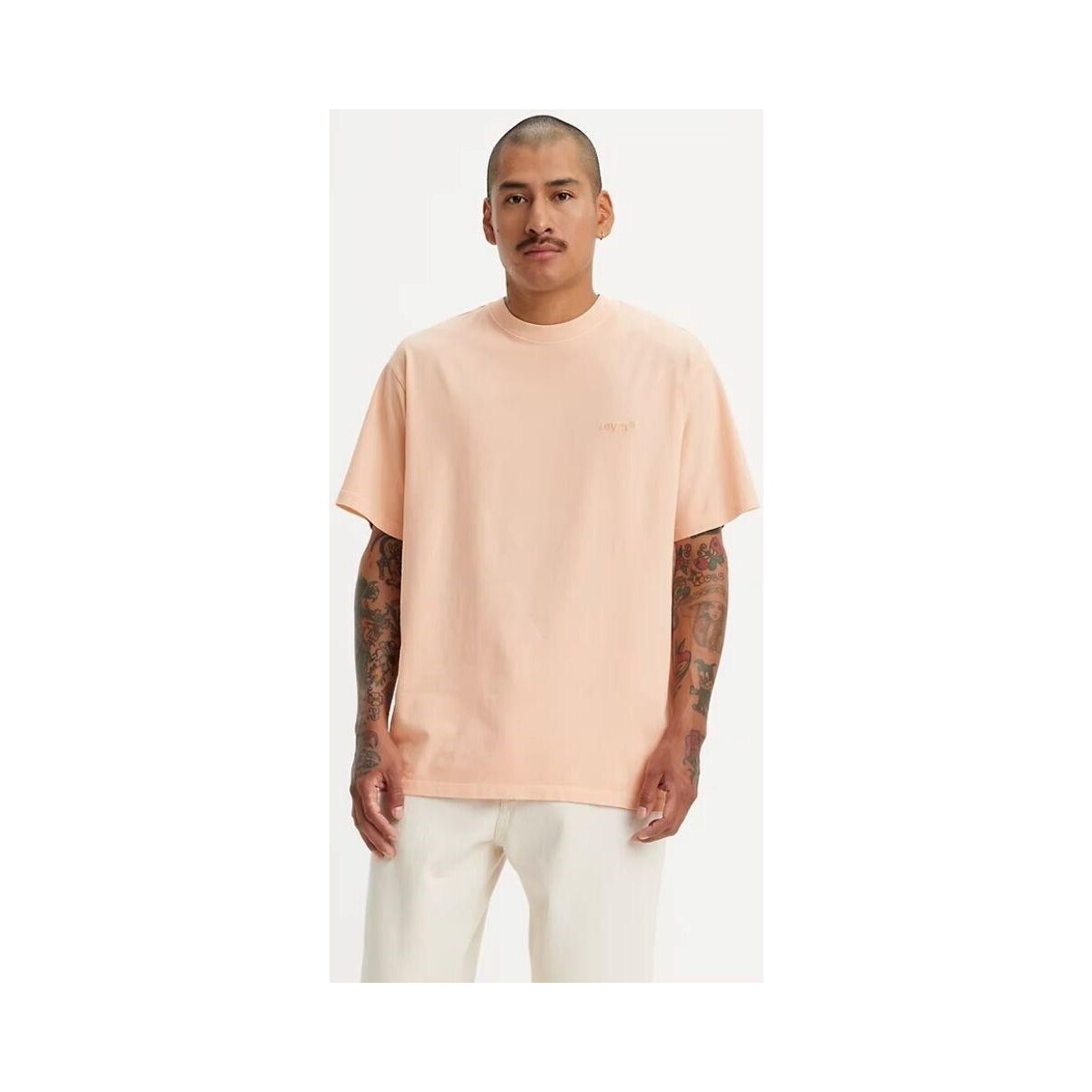textil Herre T-shirts m. korte ærmer Levi's A0637 0096 RED TAB VINTAGE Orange