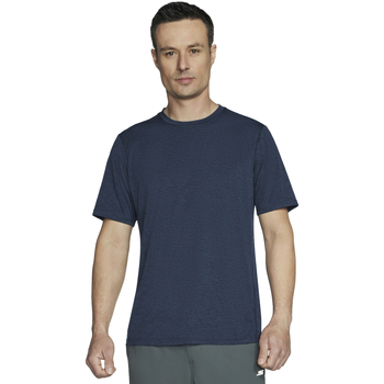 textil Herre T-shirts m. korte ærmer Skechers GO DRI Charge Tee Blå