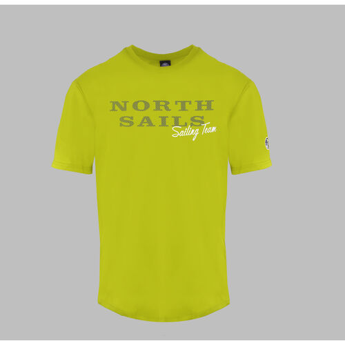 textil Herre T-shirts m. korte ærmer North Sails - 9024030 Gul