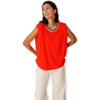 textil Dame Sweatshirts Skfk T-Shirt Belia - Red Rød