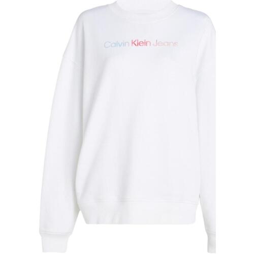 textil Dame Sweatshirts Calvin Klein Jeans  Hvid