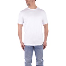 textil Herre T-shirts m. korte ærmer Dsquared D9M3U4810 Hvid