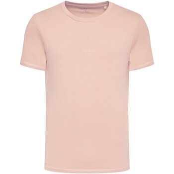 textil Herre T-shirts m. korte ærmer Guess M2YI72 I3Z14 Pink
