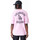 textil Herre T-shirts & poloer New-Era Mlb wordmark os tee losdod Pink