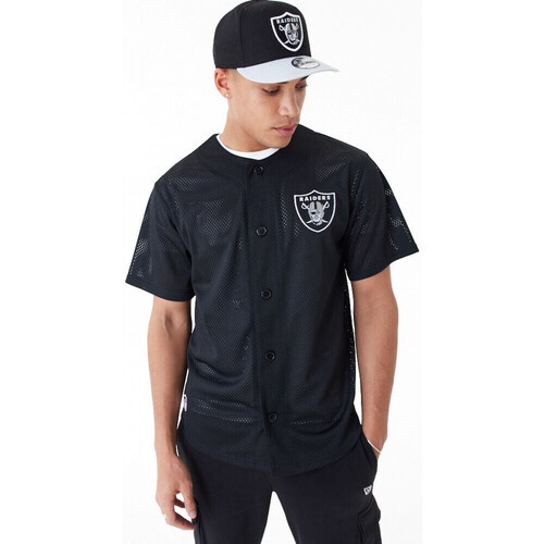 textil Herre T-shirts & poloer New-Era Nfl baseball jersey lasrai Sort