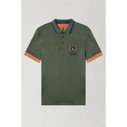 textil Herre Polo-t-shirts m. korte ærmer Aeronautica Militare 241PO1761P199 Grøn