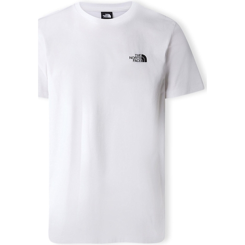 textil Herre T-shirts & poloer The North Face Simple Dome T-Shirt - White Hvid