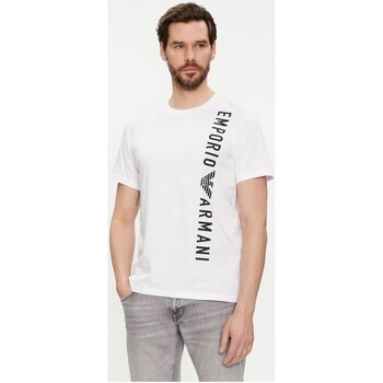 textil Herre T-shirts m. korte ærmer Emporio Armani 211818 4R479 Hvid