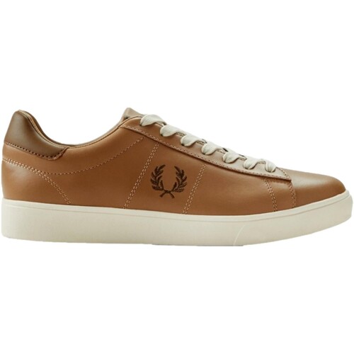 Sko Herre Lave sneakers Fred Perry ZAPATILLAS PIEL HOMBRE SPENCER LEATHER FERD PERRY B4334 Brun