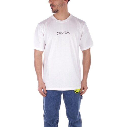 textil T-shirts m. korte ærmer Barrow S4BWUATH094 Hvid