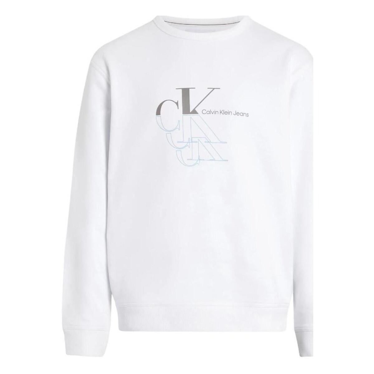 textil Herre Sweatshirts Calvin Klein Jeans  Hvid