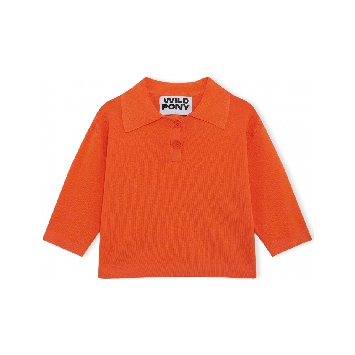 textil Dame Pullovere Wild Pony Knit 10604 - Orange Orange