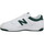 Sko Herre Sneakers New Balance 480 Cuir Homme White Green Hvid