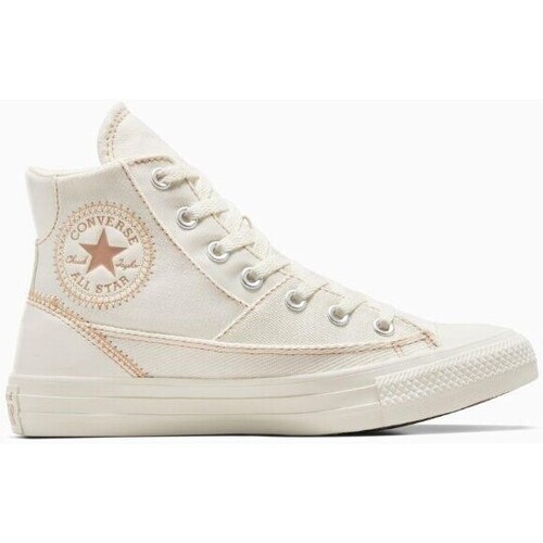 Sko Dame Sneakers Converse A04675C CHUCK TAYLOR ALL STAR PATCHWORK Hvid