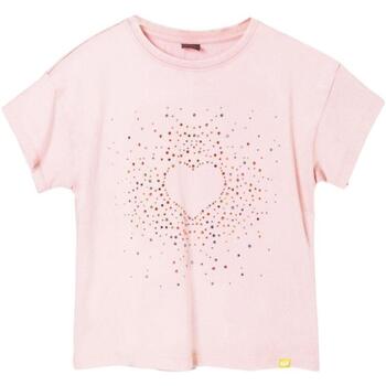 textil Pige T-shirts m. korte ærmer Desigual  Pink