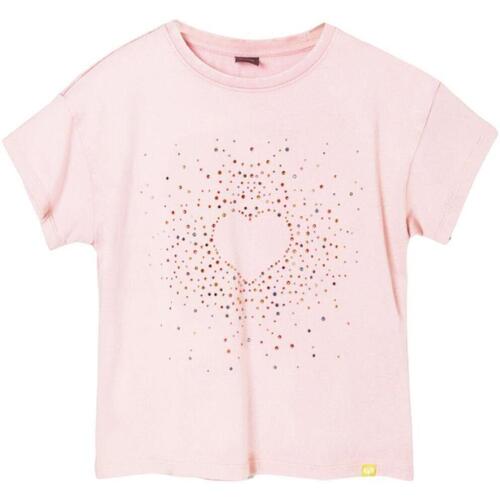 textil Pige T-shirts m. korte ærmer Desigual  Pink