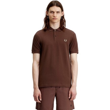 textil Herre Polo-t-shirts m. korte ærmer Fred Perry POLO HOMBRE   M6000 Brun