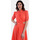 textil Dame Kjoler Fracomina FS24SD3004W41201 Koral