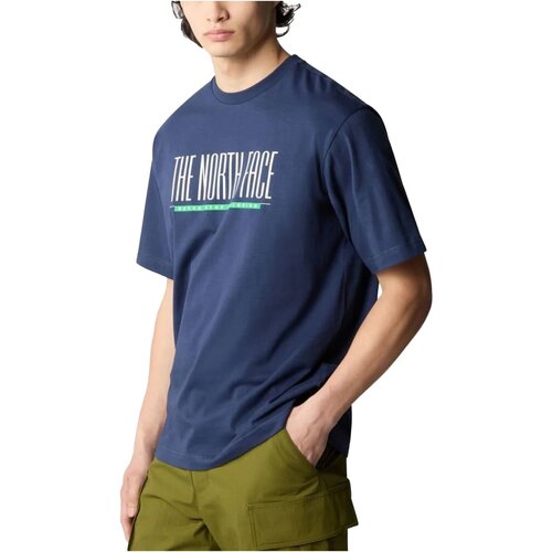 textil Herre T-shirts m. korte ærmer The North Face NF0A87E78K21 Blå