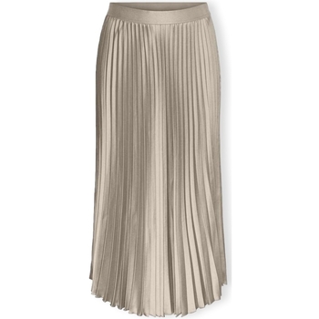 textil Dame Nederdele Y.a.s YAS Noos Celine Skirt - Whitecap Gray Beige