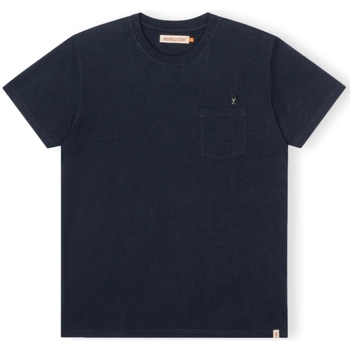 textil Herre T-shirts & poloer Revolution T-Shirt Regular 1341 WEI - Navy Blå