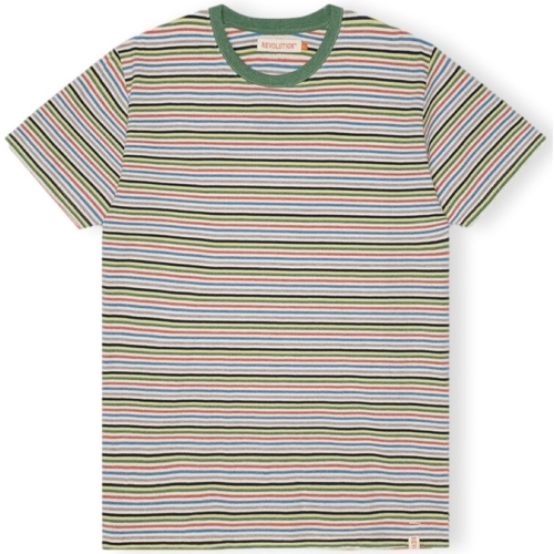 textil Herre T-shirts & poloer Revolution T-Shirt Regular 1362 - Multi Flerfarvet