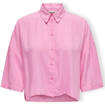 textil Dame Toppe / Bluser Only Noos Astrid Life Shirt 2/4 - Begonia Pink Pink