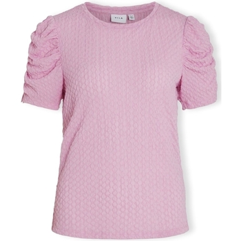 textil Dame Toppe / Bluser Vila Noos Top Anine S/S - Pastel Lavender Pink