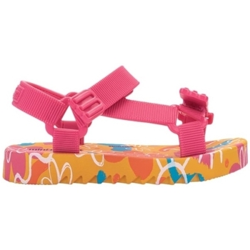 Sko Børn Sandaler Melissa MINI  Playtime Baby Sandals - Yellow/Pink Pink