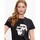 textil Dame T-shirts & poloer Karl Lagerfeld 230W1704 IKONIC 2.0 Sort