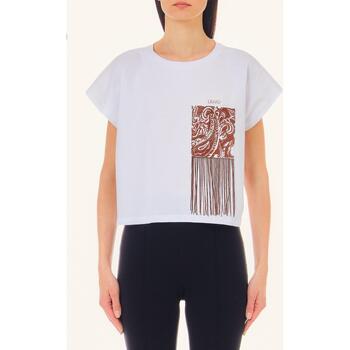 textil Dame T-shirts & poloer Liu Jo CA4445J5003 N9184 Hvid