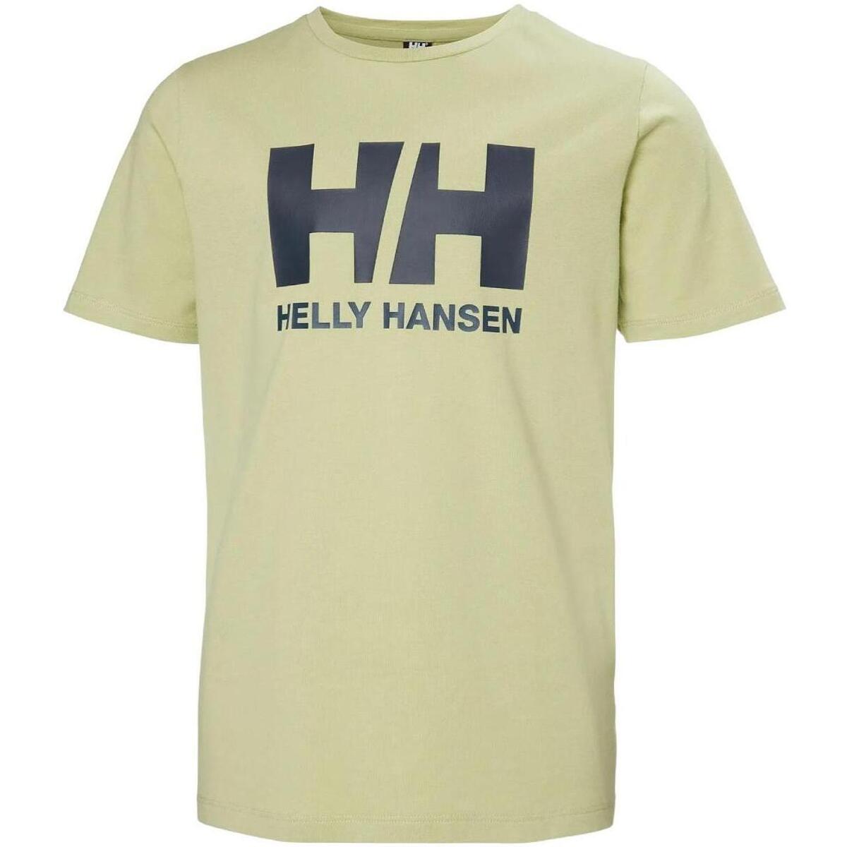 textil Dreng T-shirts m. korte ærmer Helly Hansen  Grøn