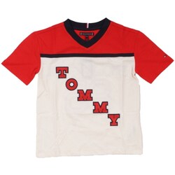 textil Dreng T-shirts m. korte ærmer Tommy Hilfiger KB0KB08676 Flerfarvet
