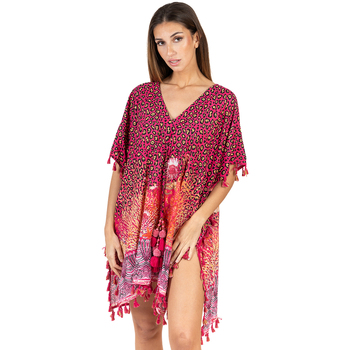 textil Dame Kjoler Isla Bonita By Sigris Kaftan Pink