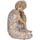 Indretning Små statuer og figurer Signes Grimalt Mediterende Buddha Figur Guld