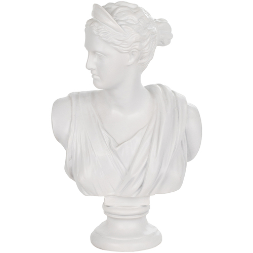 Indretning Små statuer og figurer Signes Grimalt Figur Buste Kvinde Hvid