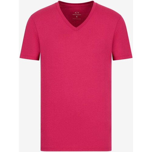 textil Herre T-shirts m. korte ærmer EAX 8NZT75 ZJA5Z Pink